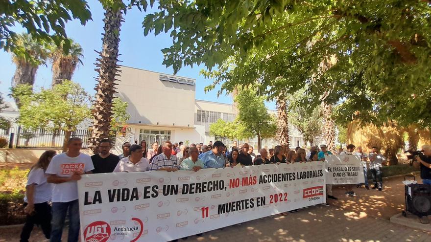 UGT y CCOO califican de &quot;insostenibles&quot; las cifras de siniestralidad laboral en Córdoba