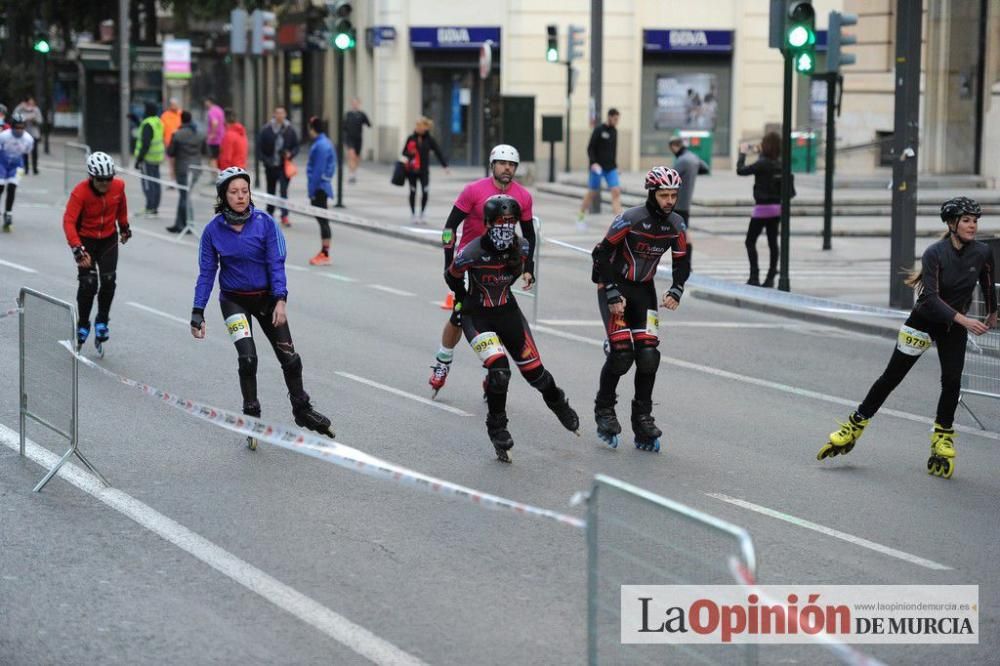 Murcia Maratón. Salida patinadores