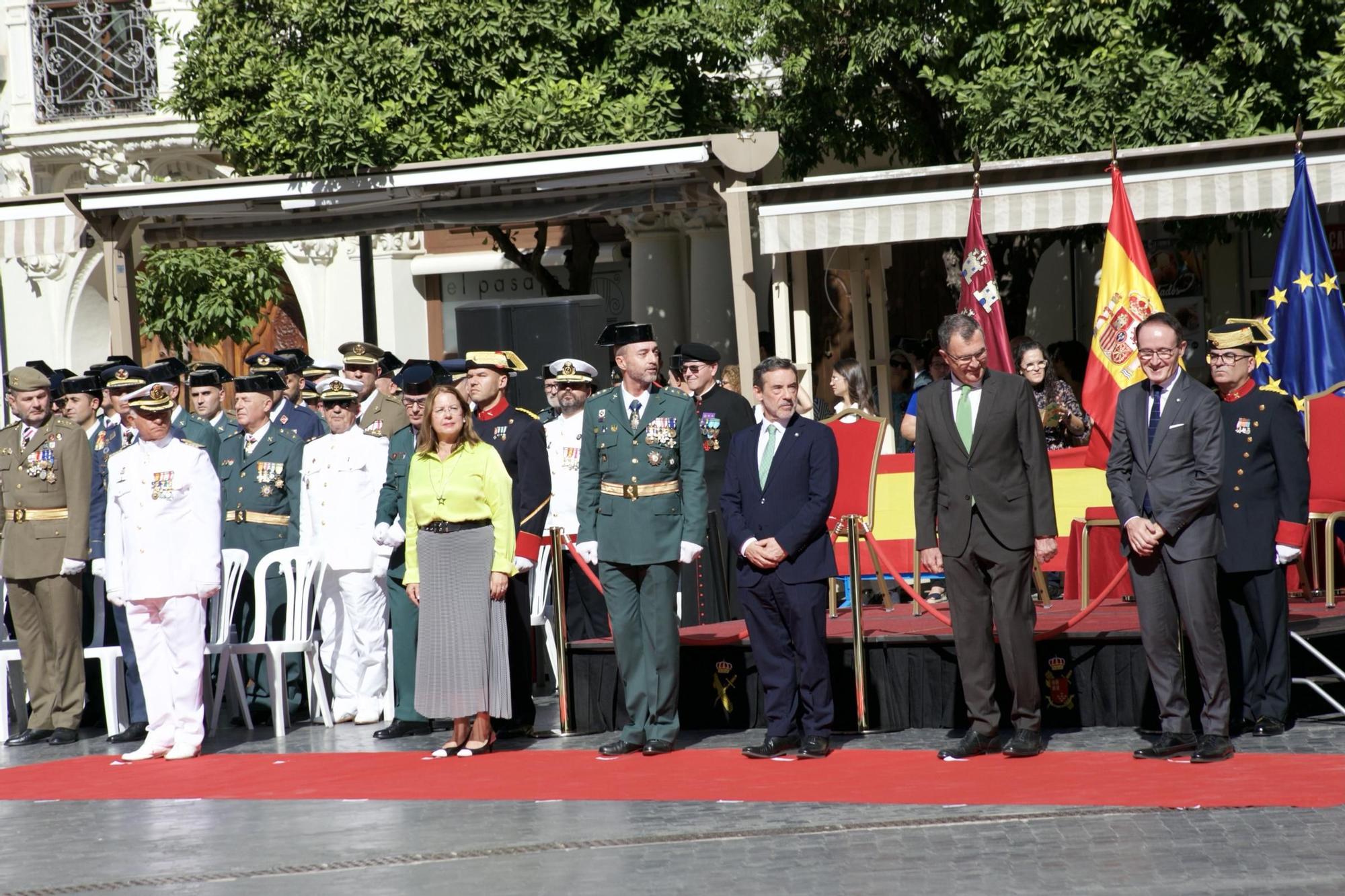 Celebración de la Festividad de la Virgen del Pilar, patrona de la Guardia Civil, en Murcia