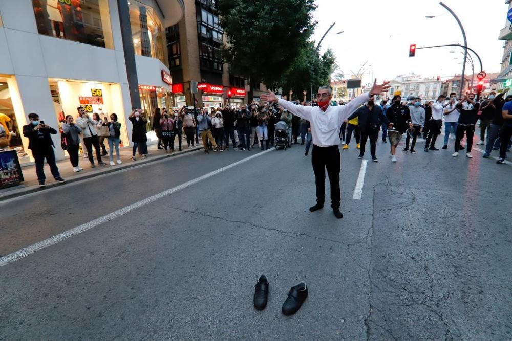 Hosteleros protestan en Murcia