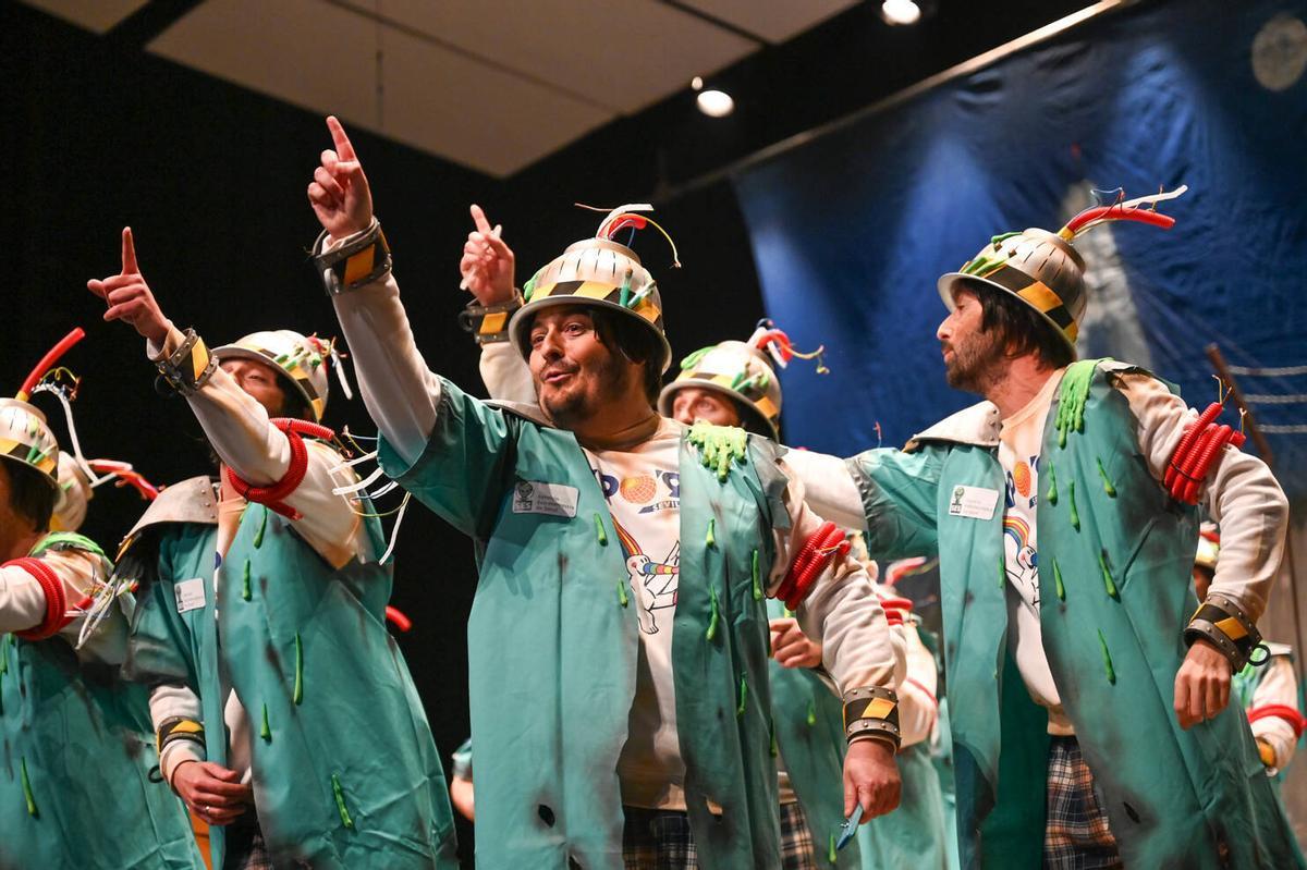 AlMaridi en el Concurso de Murgas de Badajoz 2025.