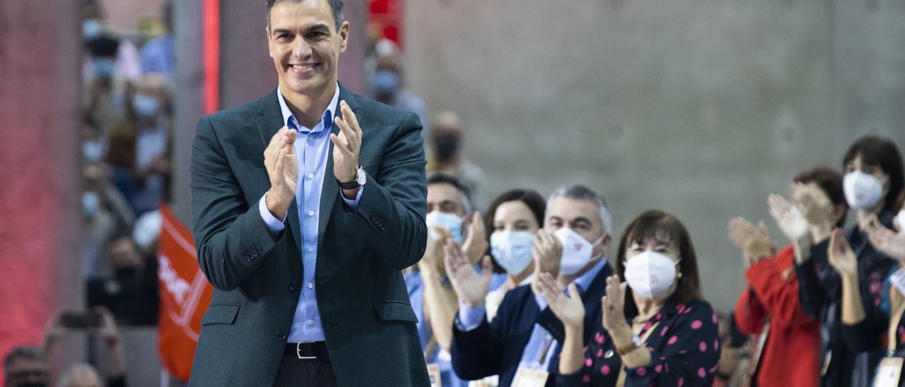 40 congreso del PSOE en València. Pedro Sanchez cierra con un mitin.