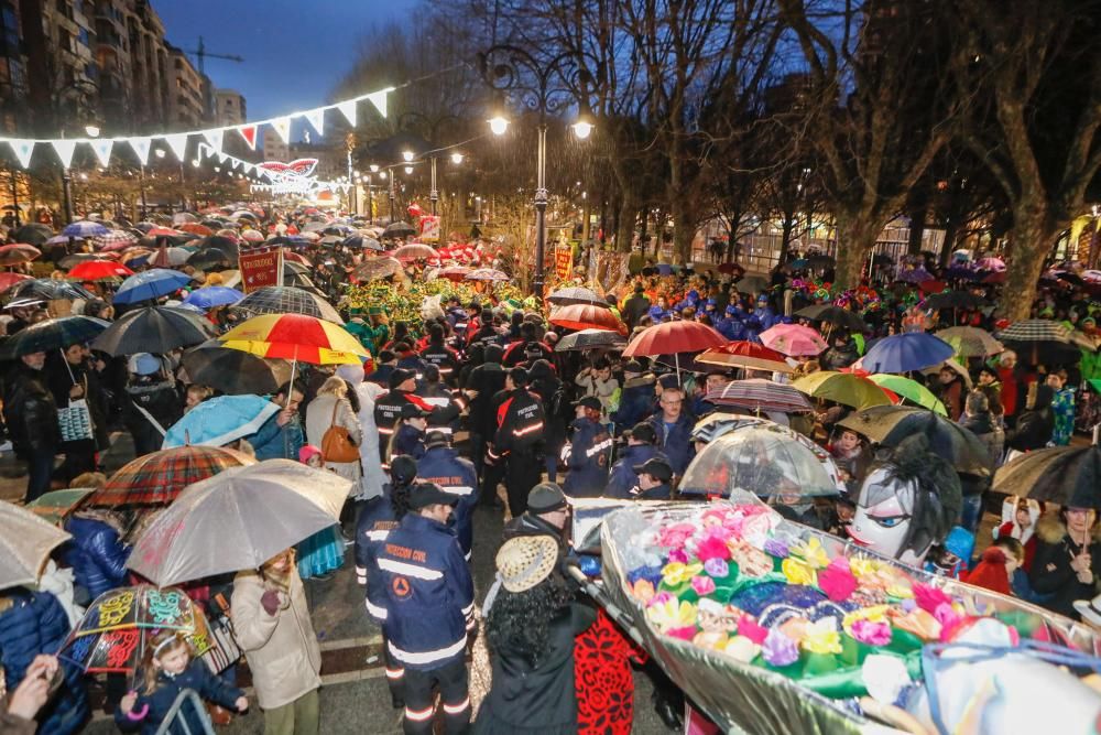 Carnaval de Gijón 2018: entierro de la sardina