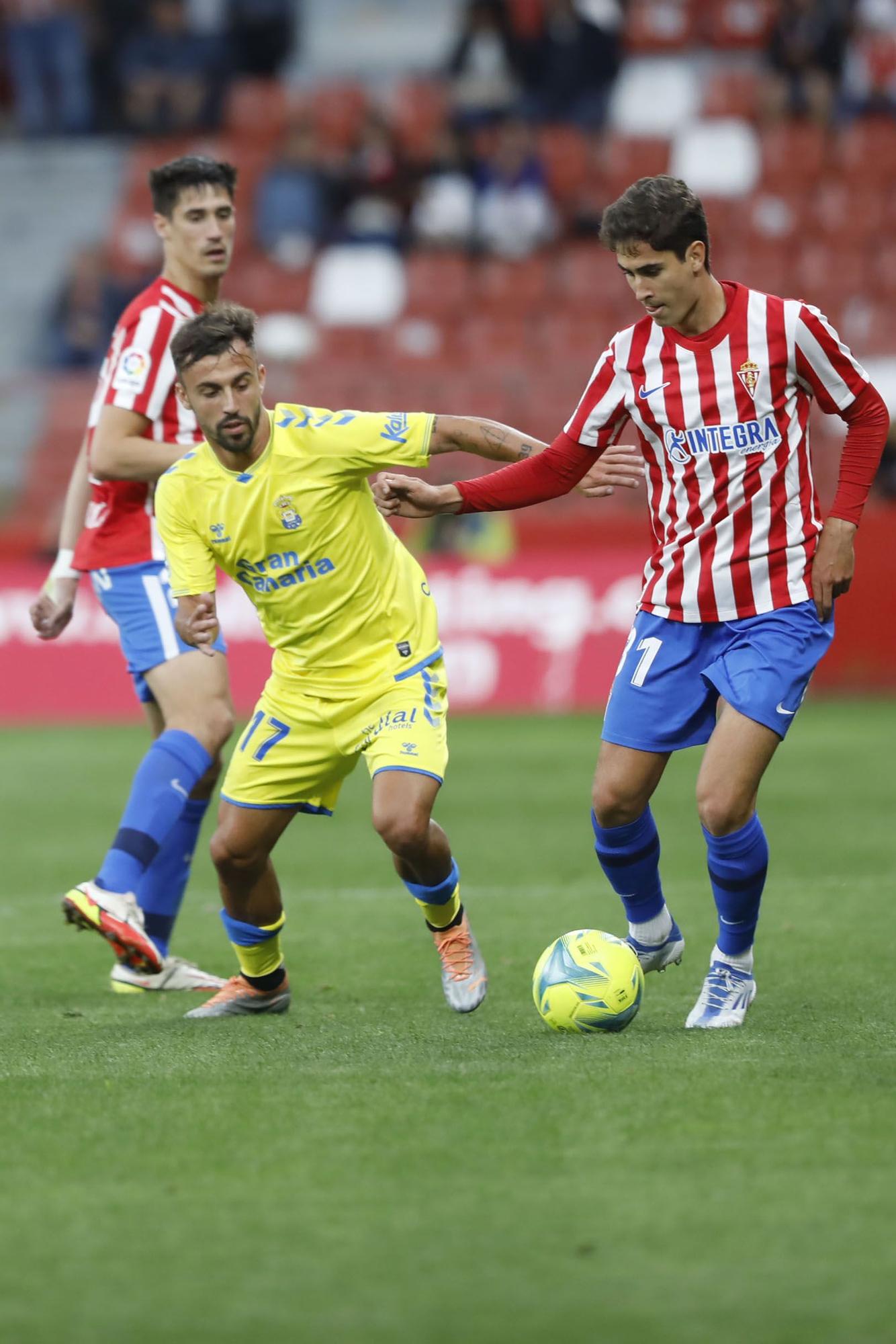 El partido del Sporting ante Las Palmas, en imágenes