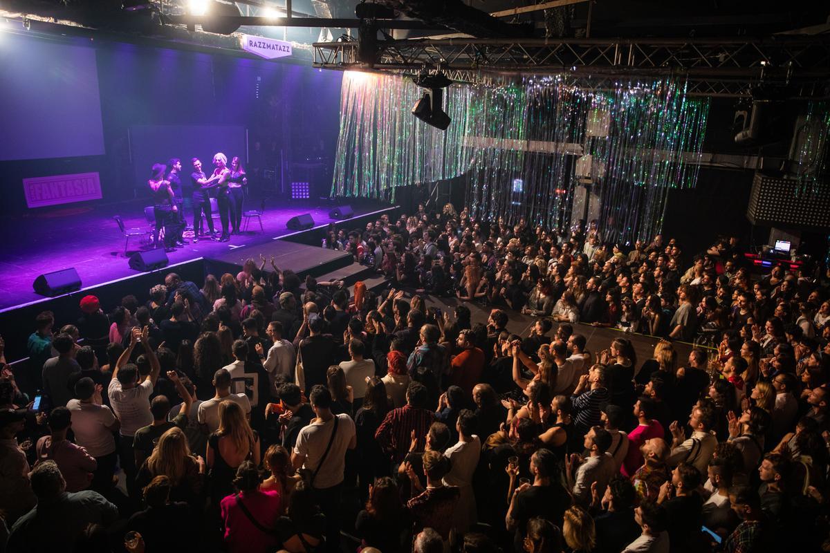 Las drags Marina y Alex Marteen, en la sala Razzmatazz.