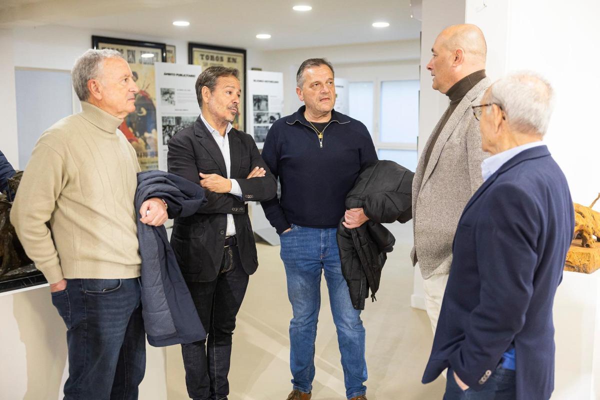 Visita de José Luis y Alberto Ramírez al Museu del Bou de Burriana