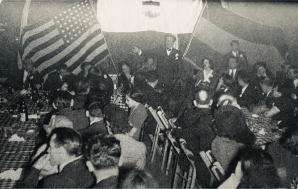 Un mitin de Castelao en Nova York