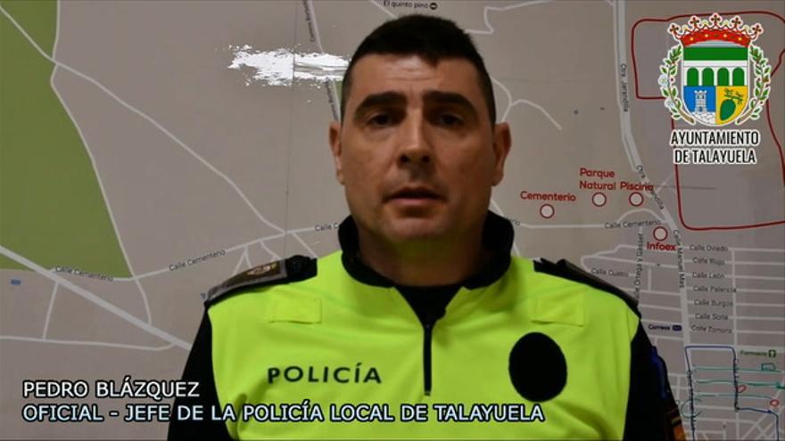 Llamamiento de la Policía Local de Talayuela para seguir el estado de alarma