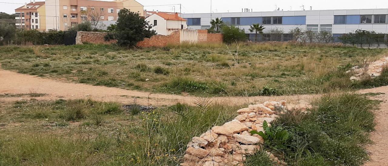 Estos son los terrenos que el Ayuntamiento prevé ceder a la Conselleria de Educación para construir el cuarto instituto.