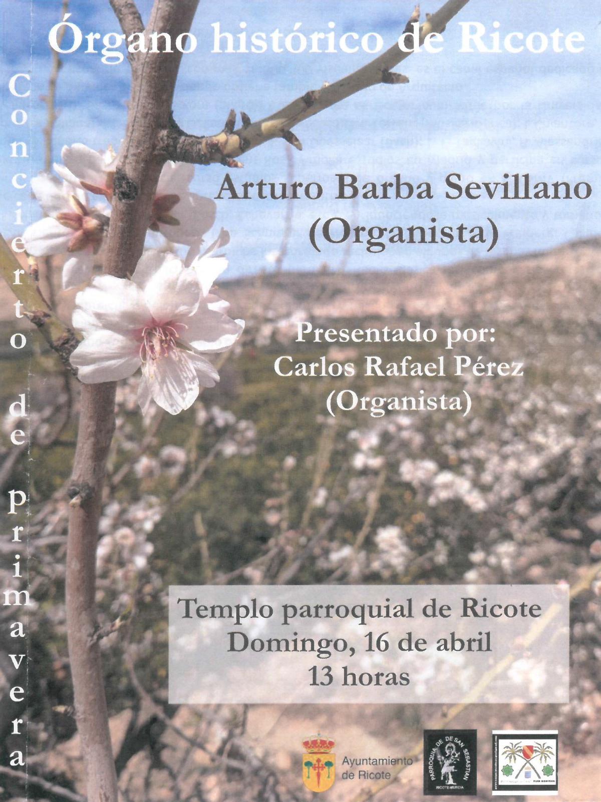 Concierto primavera órgano