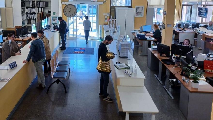 Dependencias municipales del Ayuntamiento de Llanera, en Posada. | P. T.