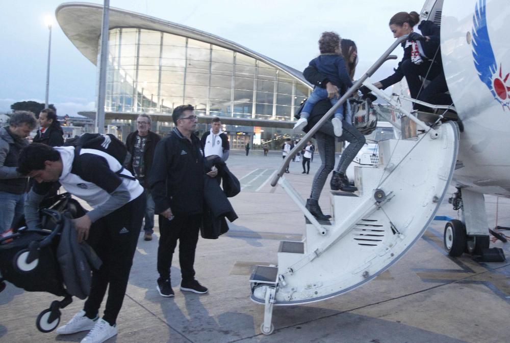 El Valencia ya está en Sevilla para el partido contra el Betis