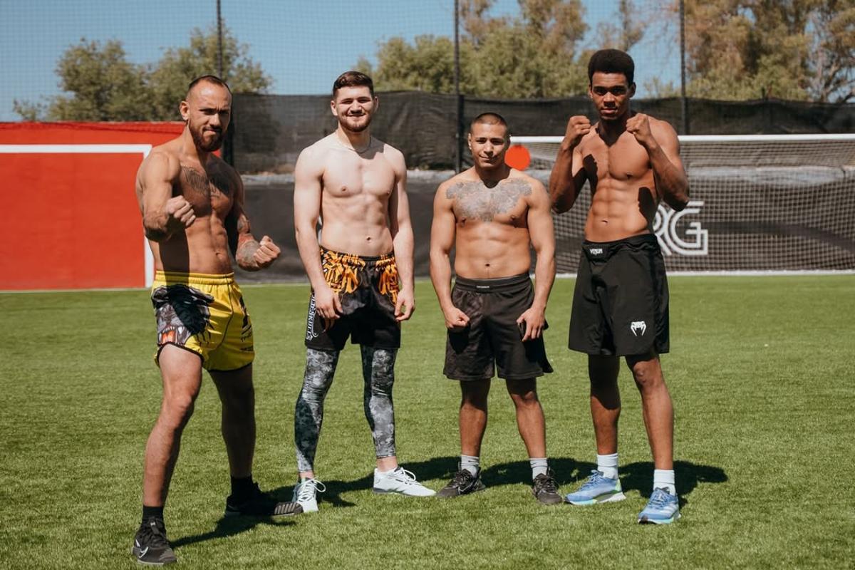 Hervías entrena para WOW 29 junto a sus compañeros del Black Panther Gym