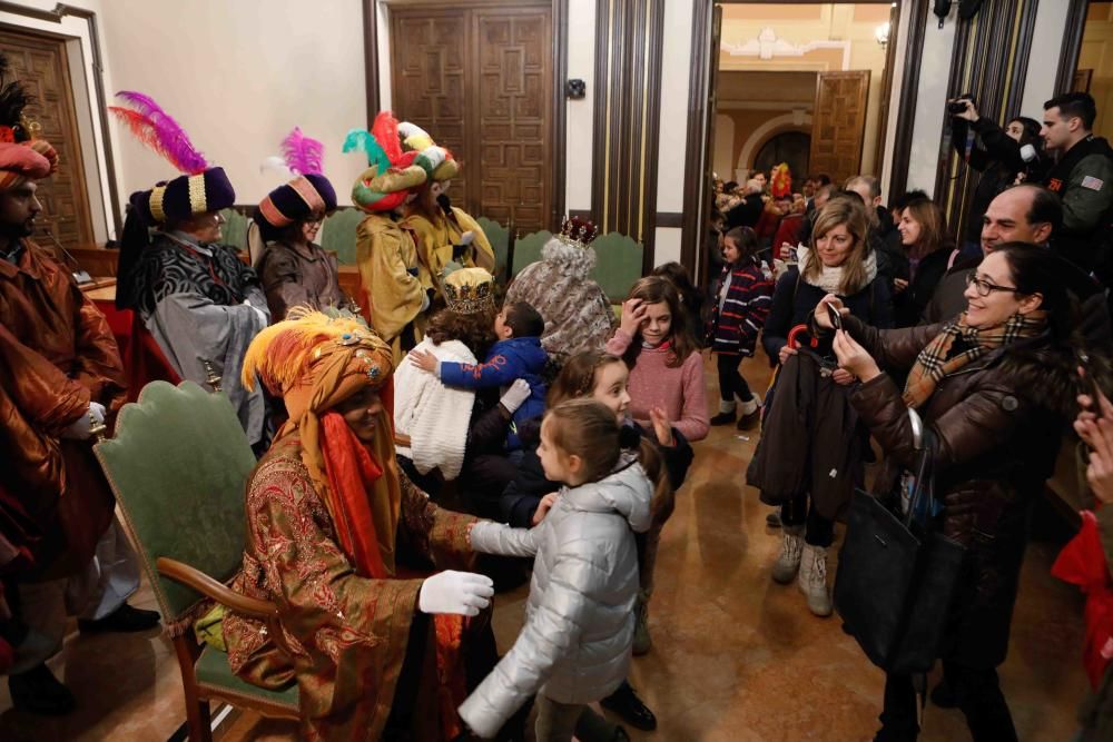 Recepción de los Reyes Magos en el Ayuntamiento de