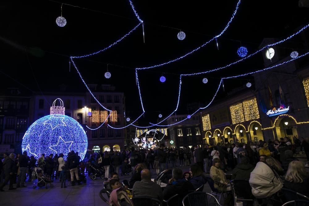 Luces de Navidad en Avilés