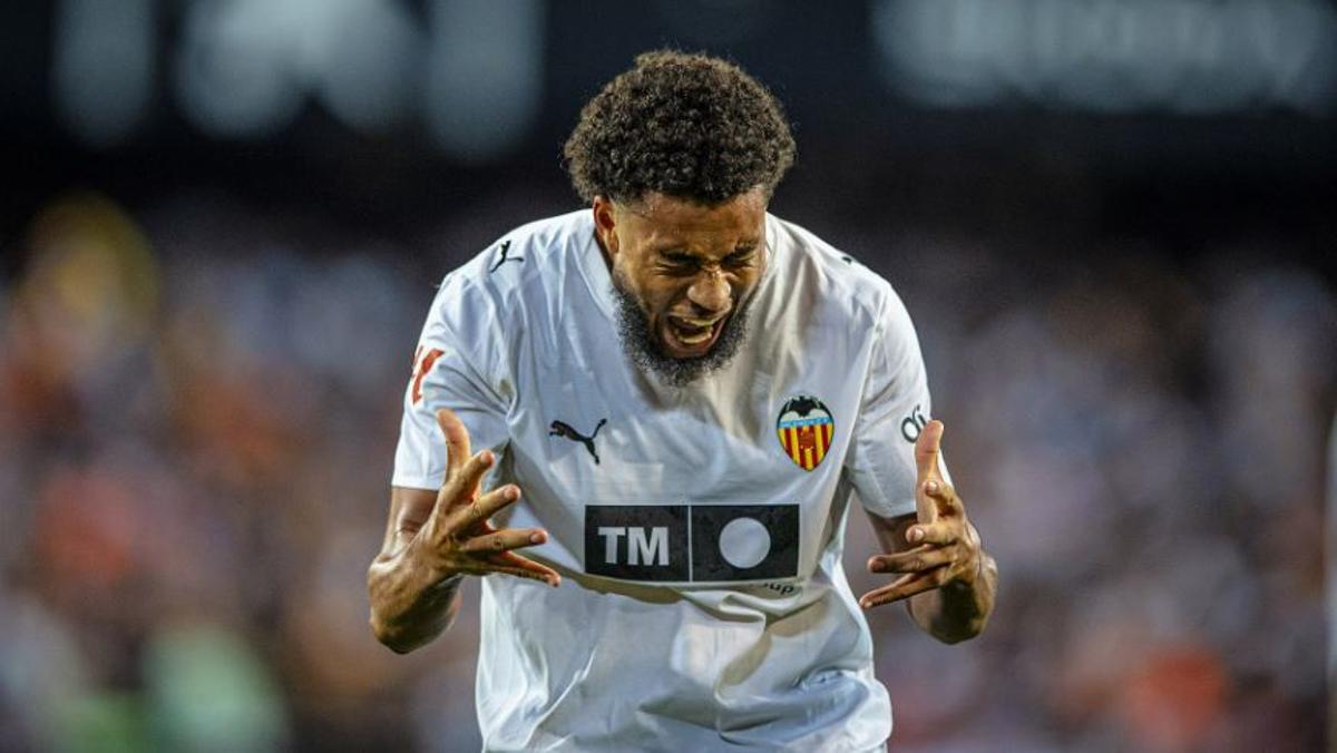 Danjuma rabioso con el Valencia CF