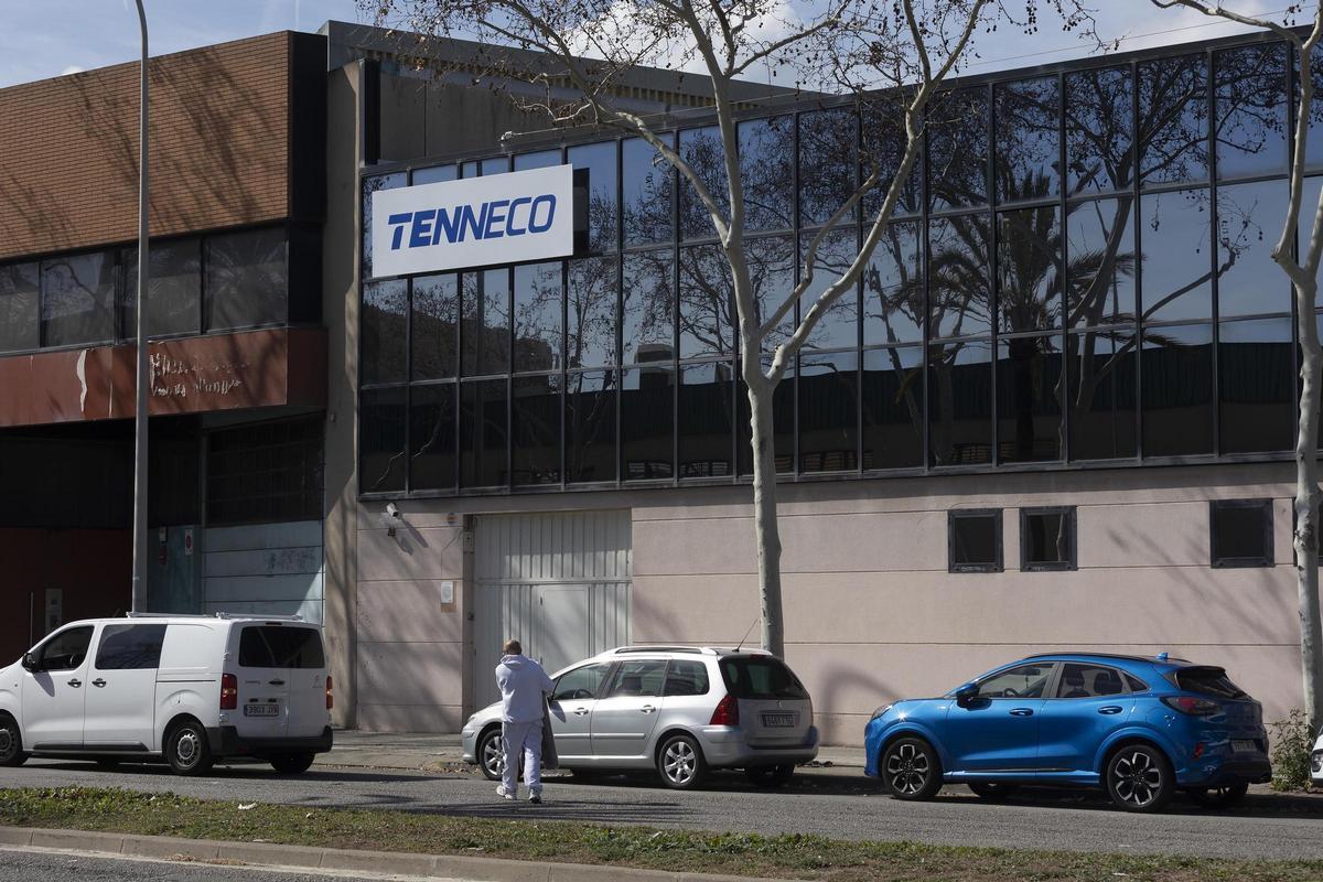 La fábrica de Tenneco, en Badalona.