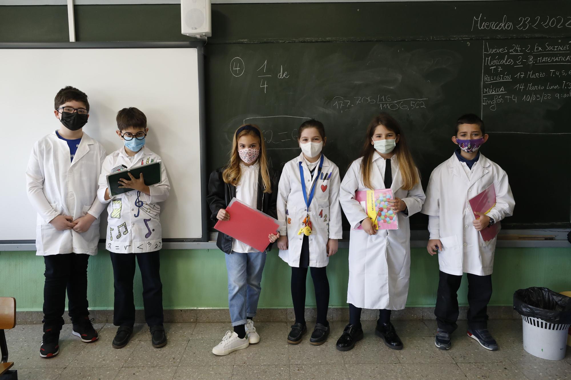 Por la derecha, David Alférez, Claudia Gutiérrez, Inés Rapallo, Miranda Rodríguez, Mateo Sánchez y Damián Montequin