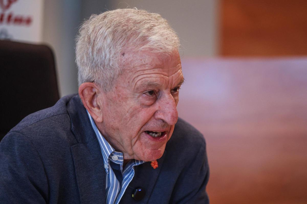 Manuel Bretón Romero, presidente de Cáritas España, en la presentación del Informe Foessa