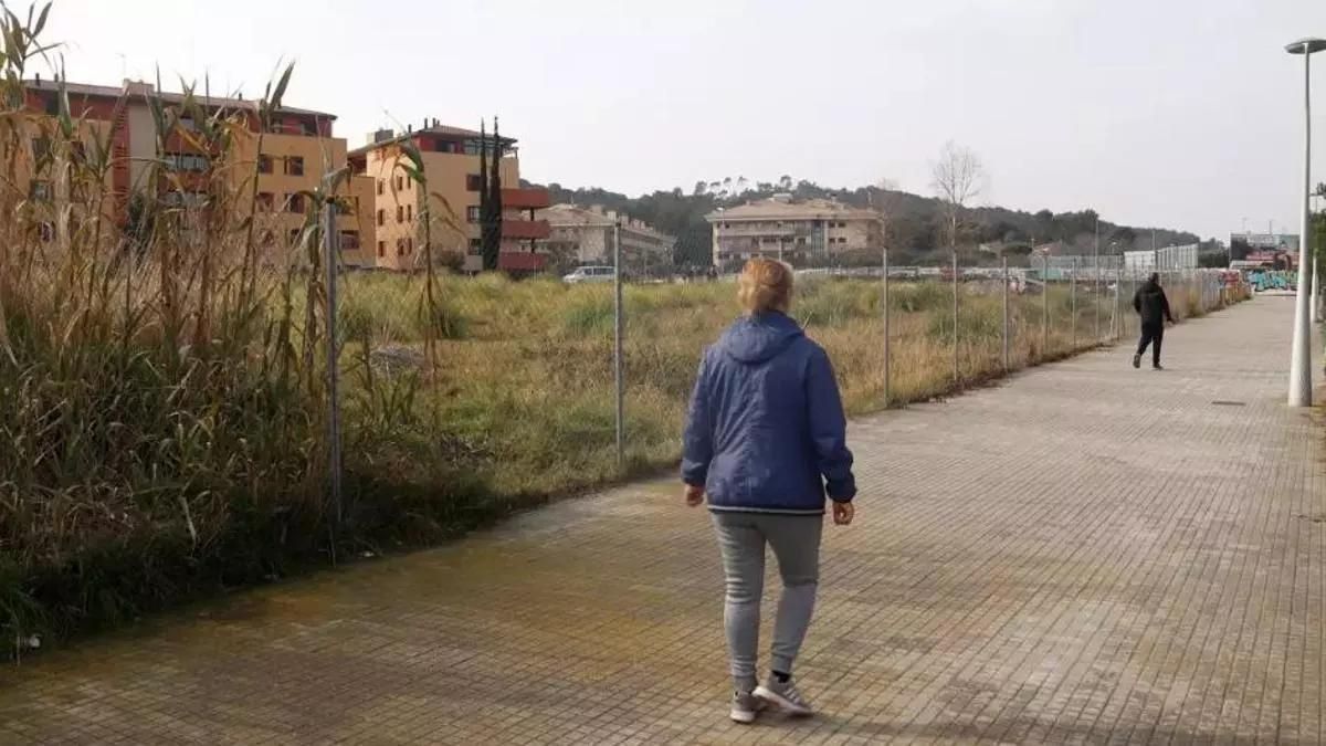 El solar donde Incasòl construirá vivienda de protección oficial.