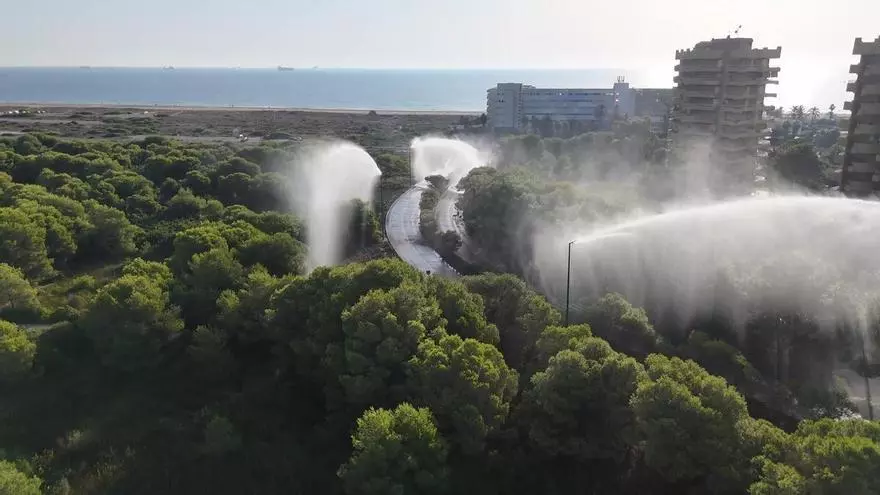 Los 11 cañones del SIDEINFO, activos ante el aviso rojo por temperaturas extremas