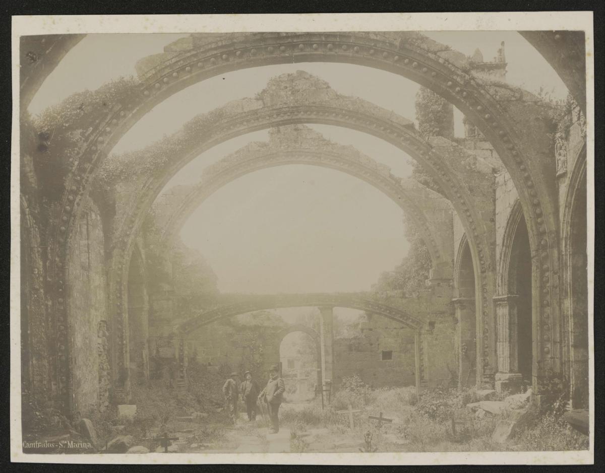 La considerada la foto más antigua de las ruinas, de 1902