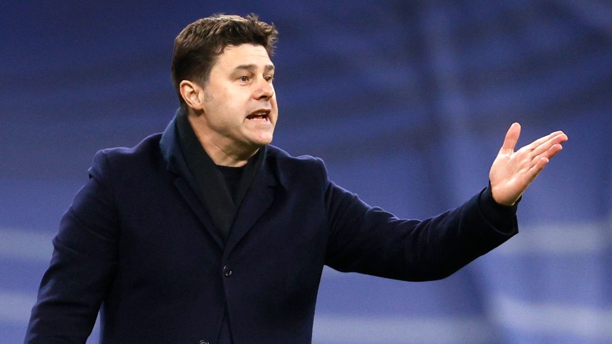 Mauricio Pochettino durante un partido de Champions League