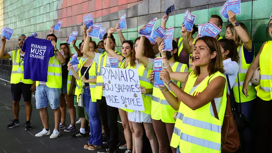 USO prepara una altra denúncia contra Ryanair per impedir el dret a vaga