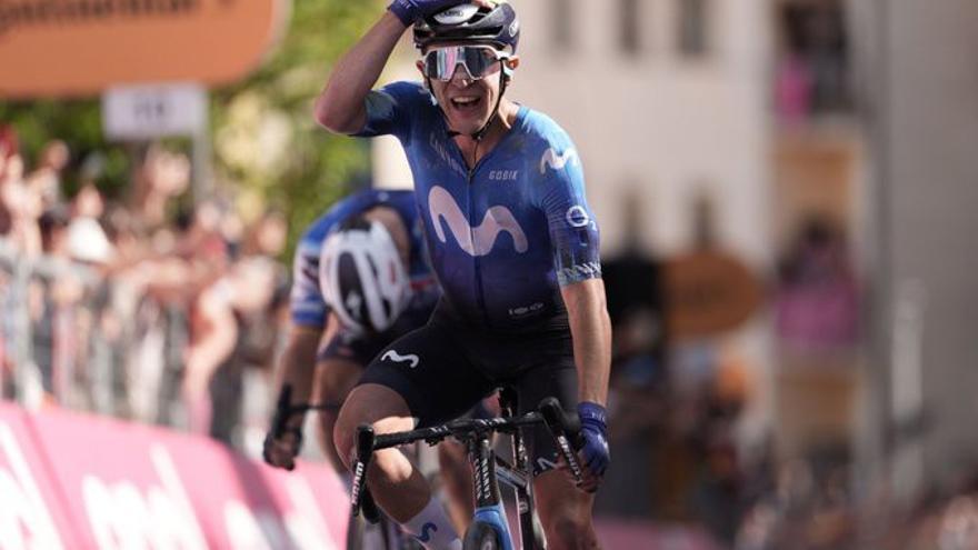 Pelayo Sánchez, el héroe del Giro de Italia quiere más: &quot;Hay que ser ambicioso, voy a buscar la oportunidad para ganar otra etapa&quot;