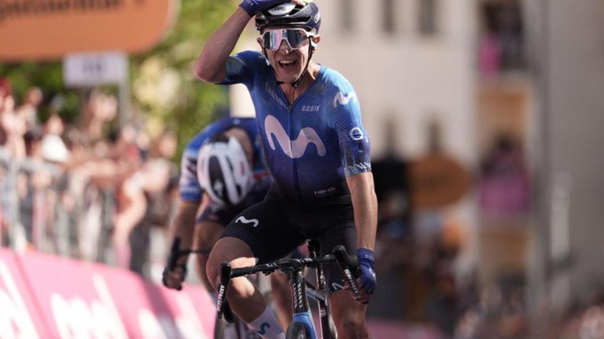 Pelayo Sánchez ganador de la séptima etapa del Giro de Italia