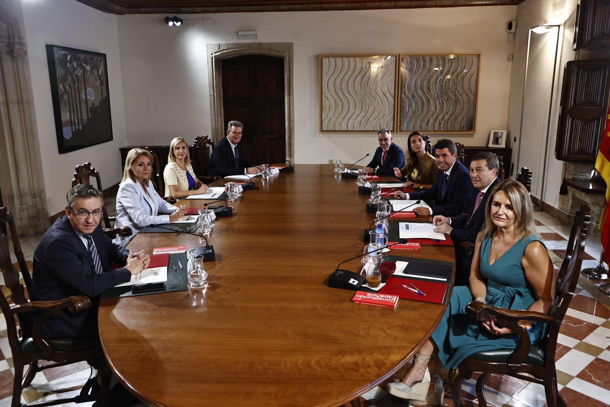 Comparecencia de Carlos Mazón desde el Palau de la Generalitat