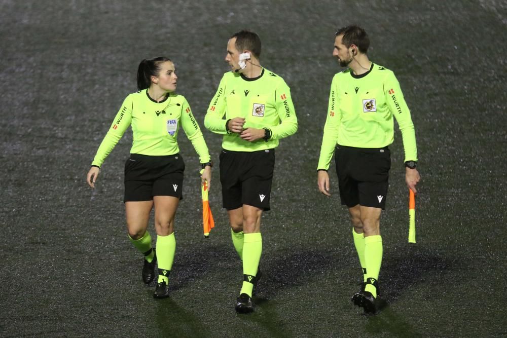 El cuadro santaeulaliense alcanza por primera vez la tercera ronda de la Copa del Rey tras lograr la clasificación en un trabajado encuentro