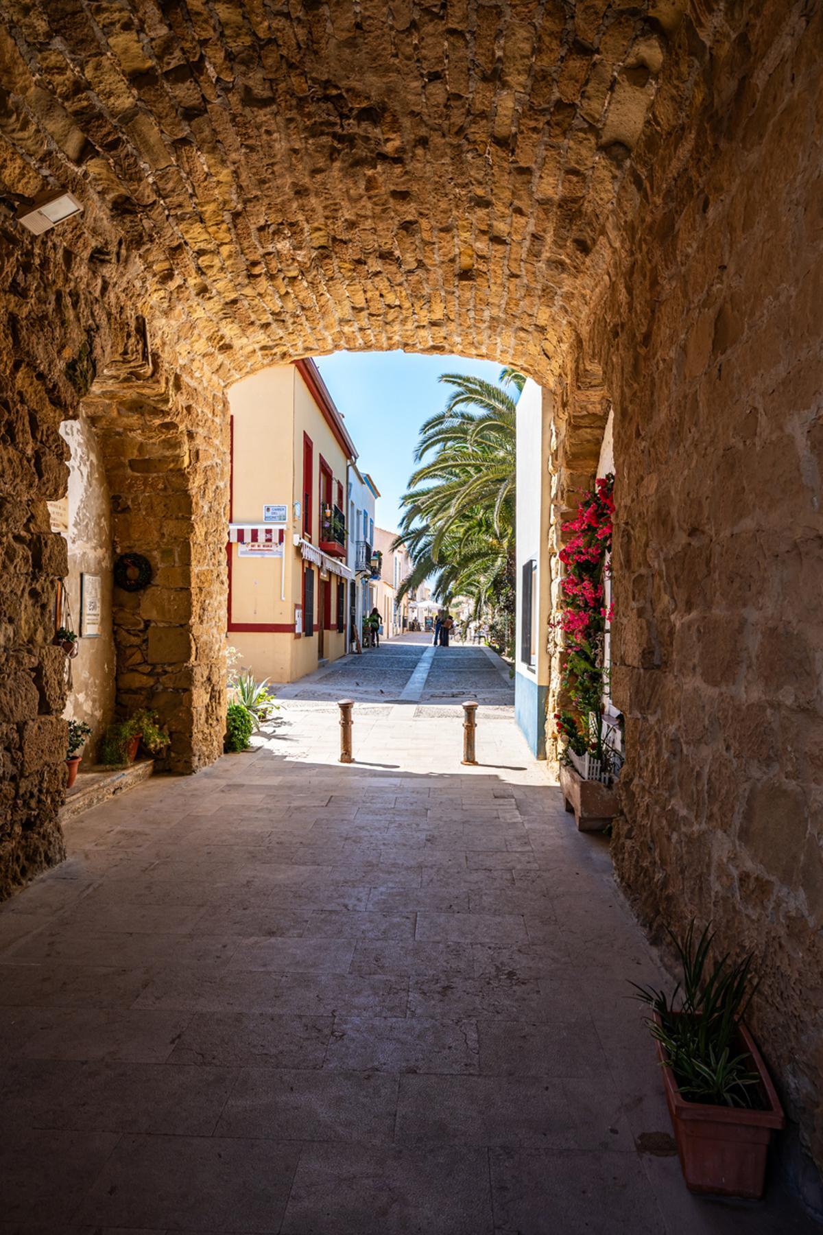Calles típicas de la isla de Tabarca