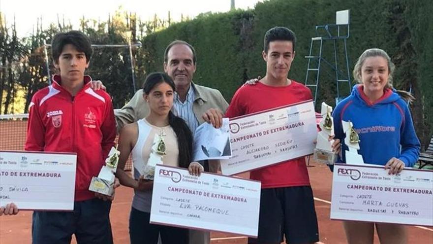 Alejandro Sedeño y Marta Cuevas se alzan con el título en cadetes