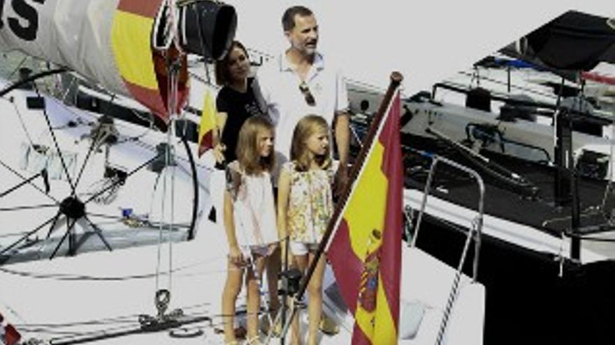 Felipe VI participa en Palma en la Copa del Rey