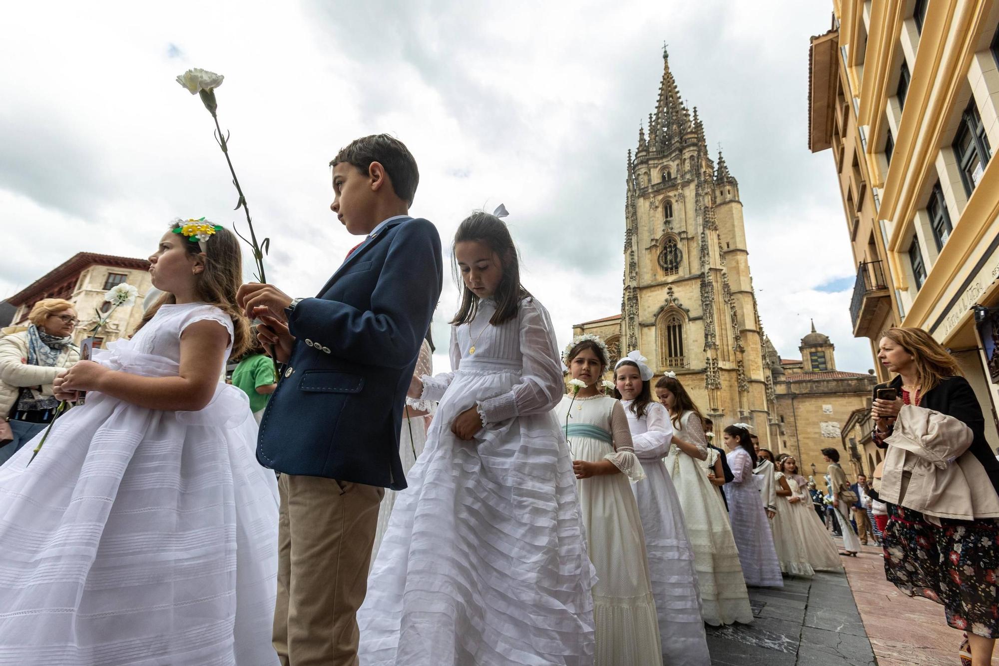 Celebración del Corpus en la Catedral de Oviedo