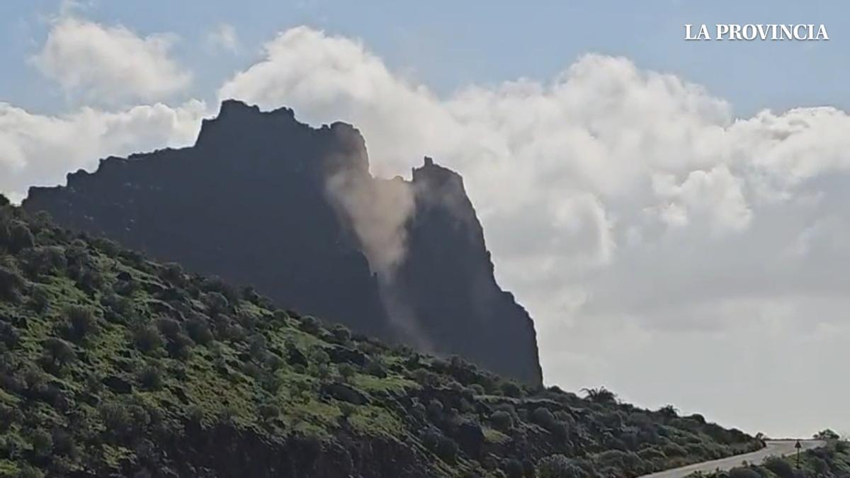 La Fortaleza sufre un desprendimiento sin daños en su estructura más emblemática