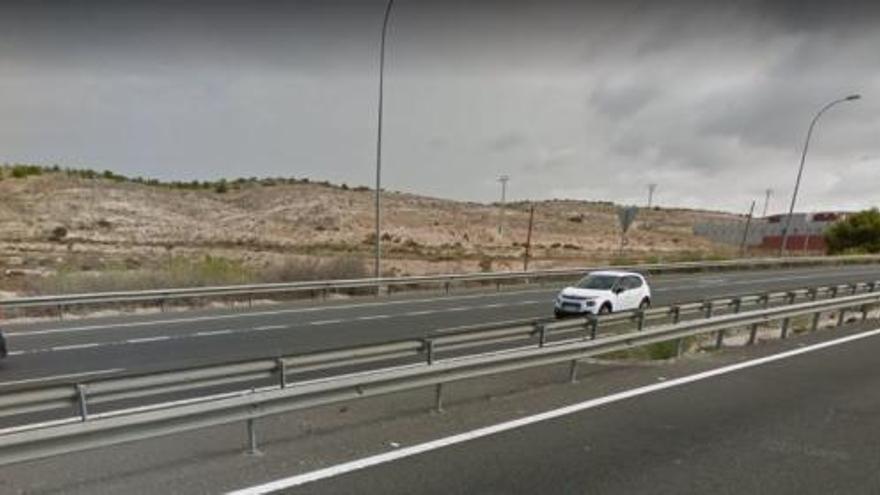 La A70 a su paso por Elche.