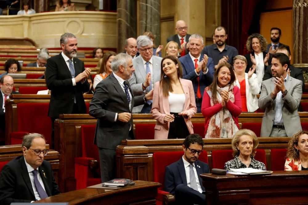 La moció de censura a Quim Torra, en fotos