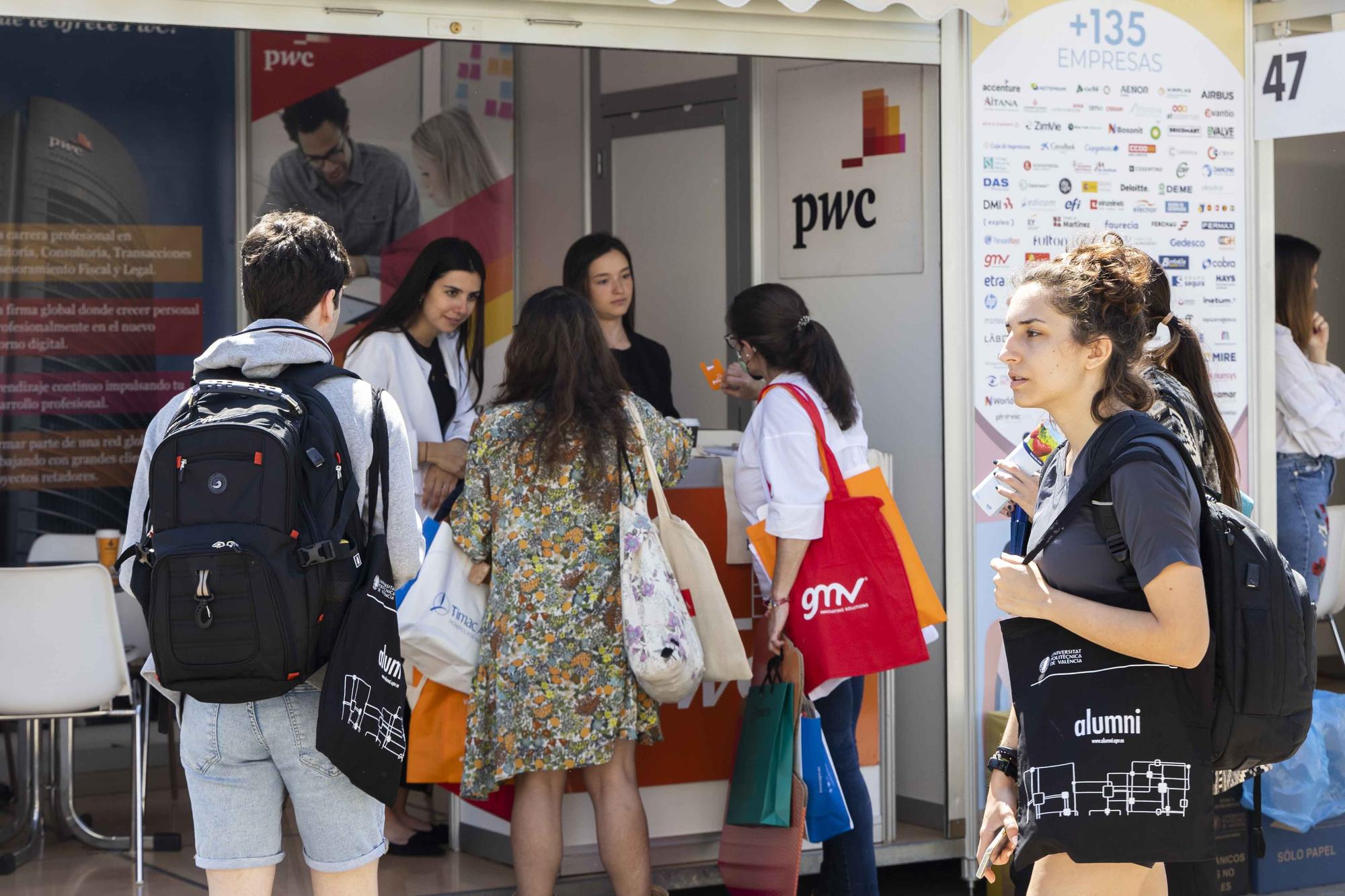 El 20 Foro de Empleo de la UPV, a rebosar