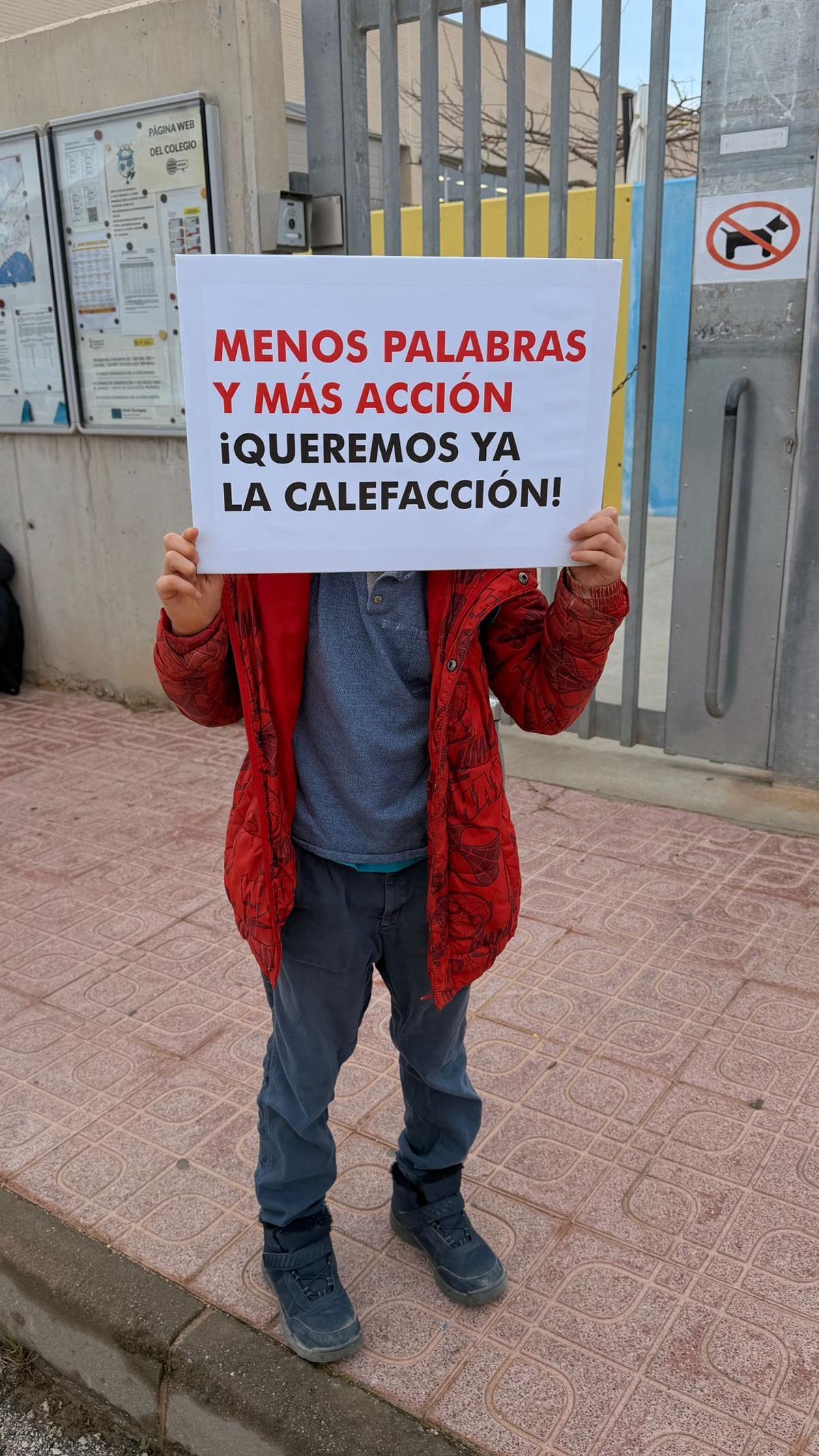 Protesta en el CEIP Playas de Orihuela
