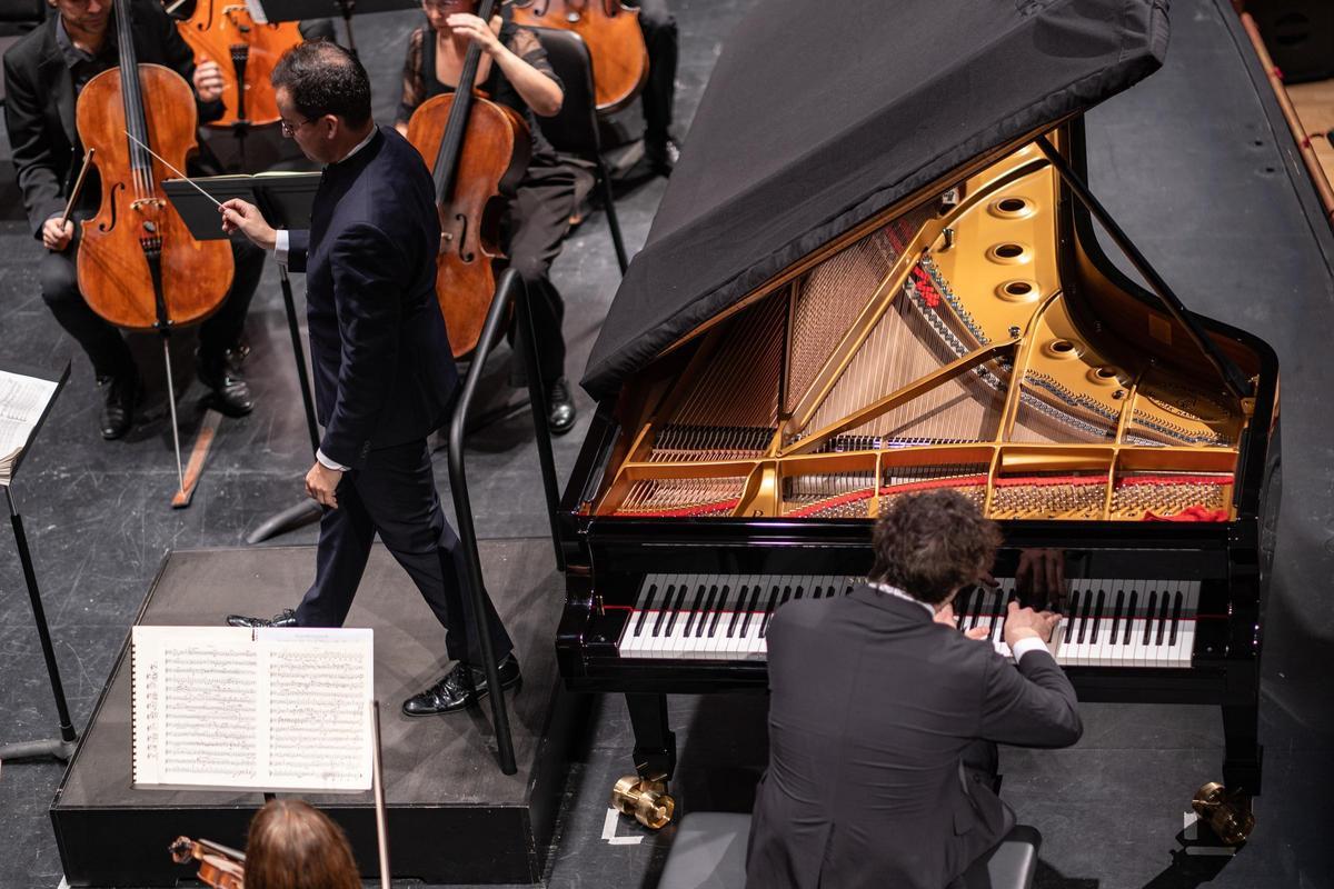 Martín García García, en el concierto con la Orquesta de Córdoba.