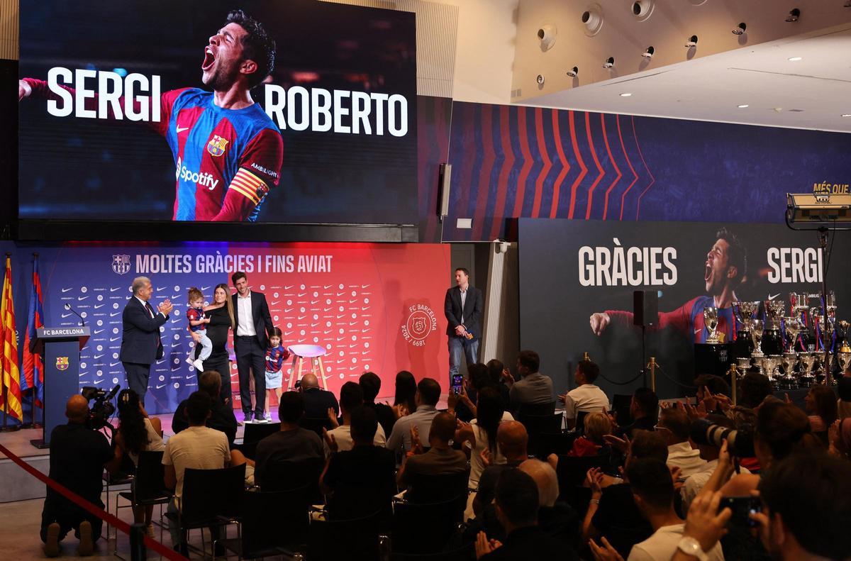 Sergi Roberto dice adiós después de una vida en el Barça