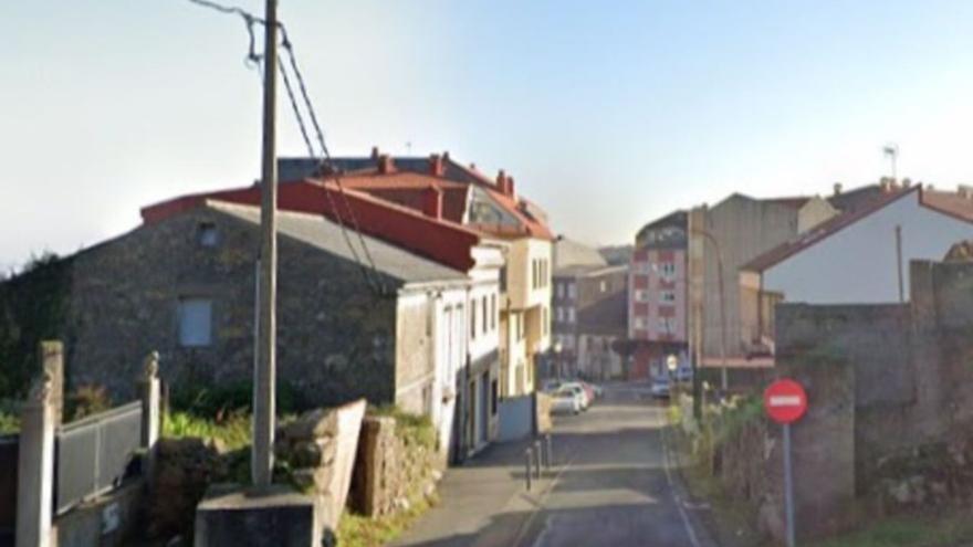 Rúa da Igrexa, en Pastoriza. | LOC