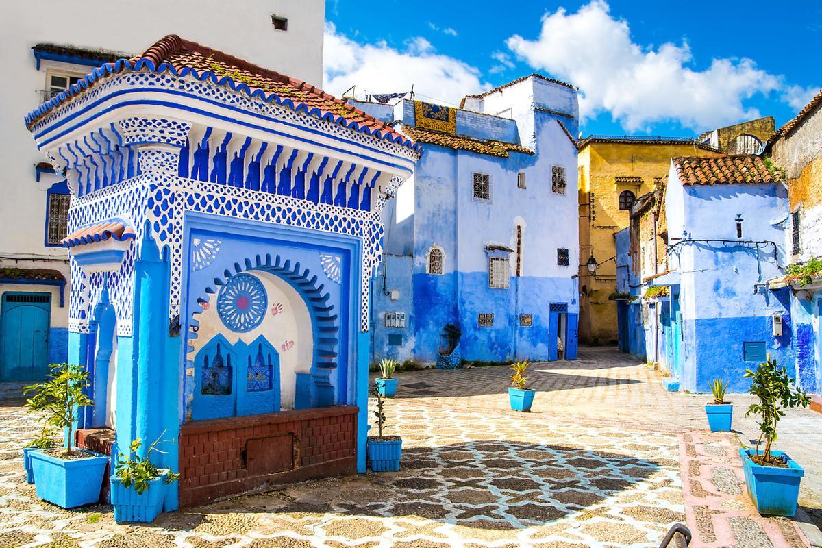 La plaza el Houta y su maravillosa fuente