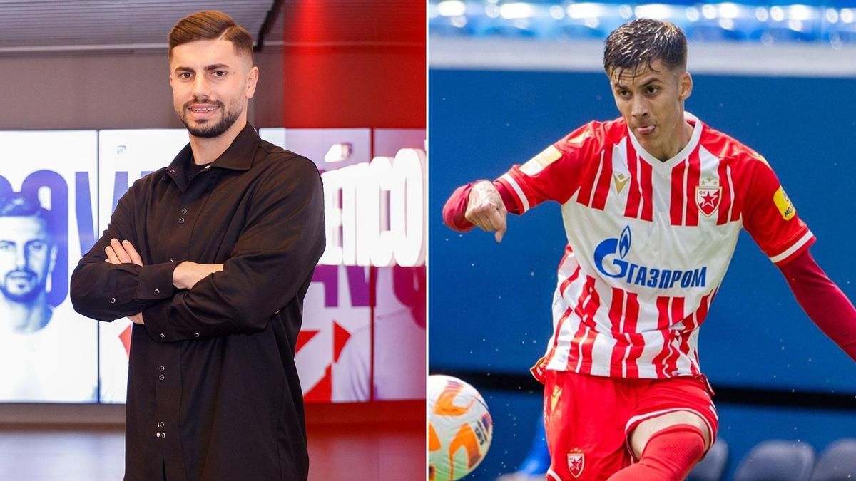 Por la izquierda, Horatiu Moldovan y Luka Ilic.