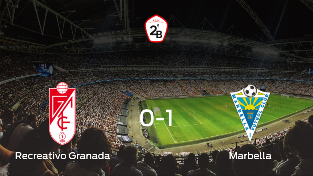 El Marbella gana en el Ciudad Deportiva del Granada CF al Recreativo Granada (0-1)