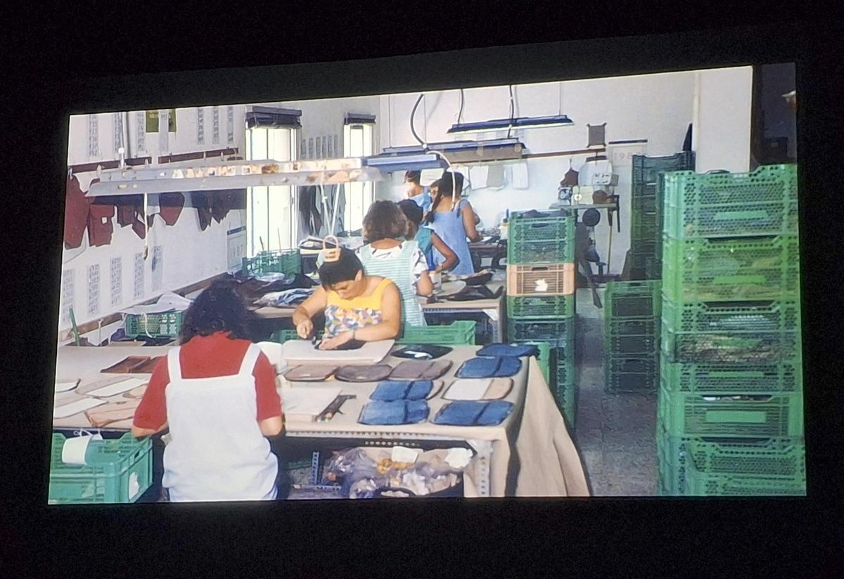 El trabajo en uno de los talleres