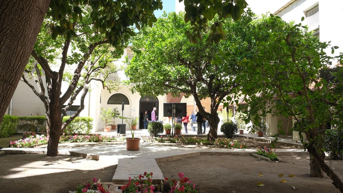 Patio de los Naranjos, en el convento de las Clarisas en Elche