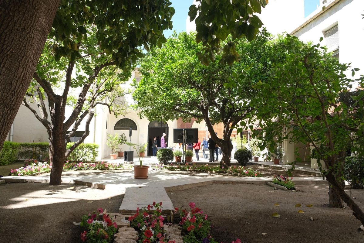 Patio de los Naranjos, en el convento de las Clarisas en Elche